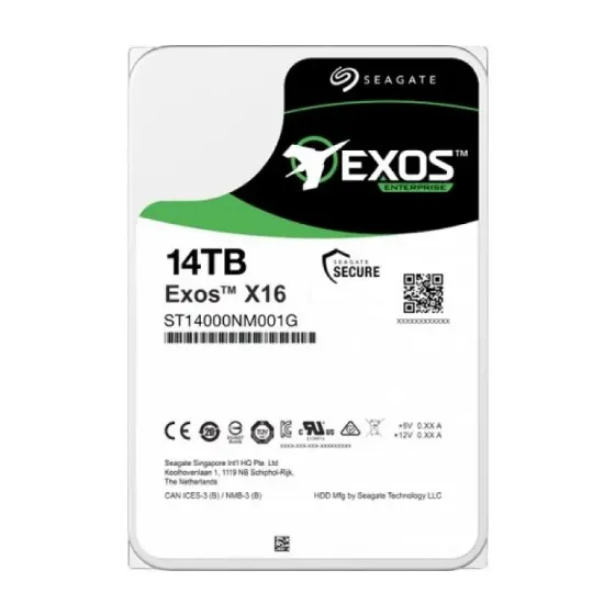 ST14000NM001G жесткий диск 14ТБ, SATA III, 3,5", 256 Мб, 7200 об/мин