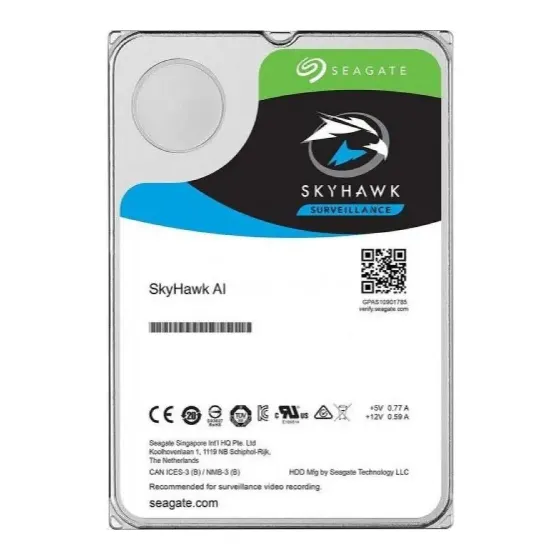 ST14000VE0008 жесткий диск 14ТБ, SATA III, 3,5", 7200 об/мин, 256 Мб, поддерживает до 64 камер