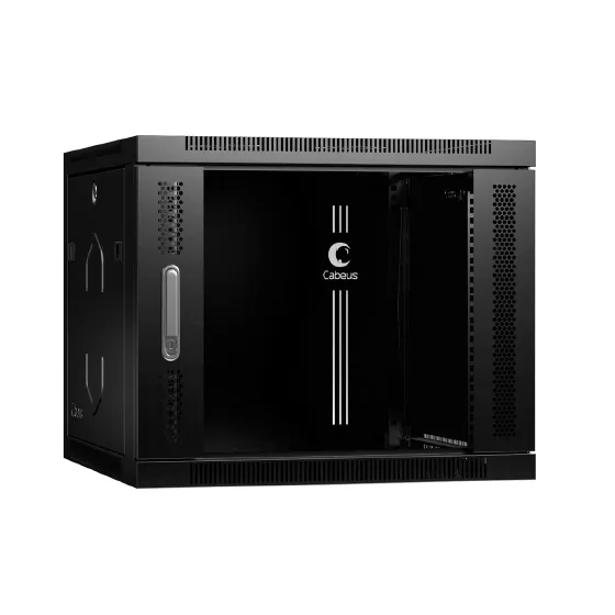 SH-05F-9U60/60-BK шкаф телекоммуникационный настенный 19", 9U