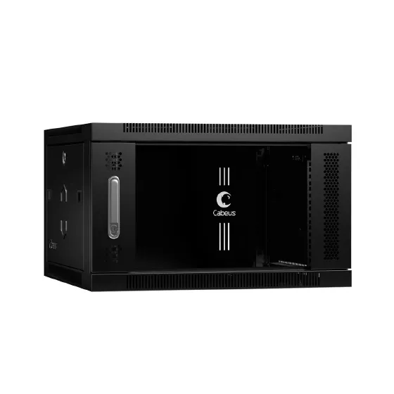 SH-05F-6U60/35-BK шкаф телекоммуникационный настенный 19", 6U