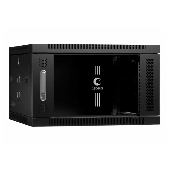 SH-05F-6U60/45-BK шкаф телекоммуникационный настенный 19", 6U