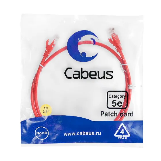 PC-UTP-RJ45-CAT.5E-1M-RD