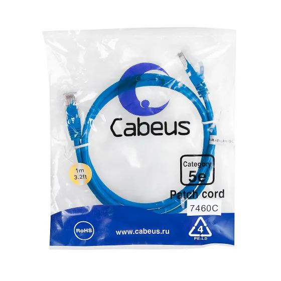PC-UTP-RJ45-CAT.5E-1M-BL