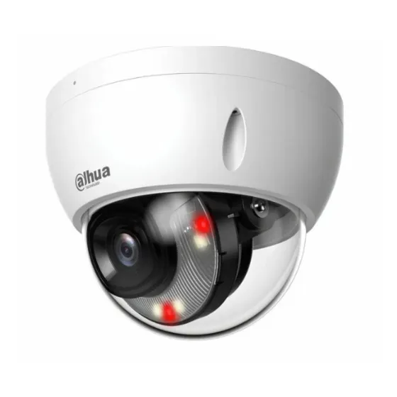 DH-IPC-HDBW3449EP-AS-IL-0360B купольная уличная IP-камера 3.6 мм. 4Мп с ИК/LED-подсветкой и микрофоном