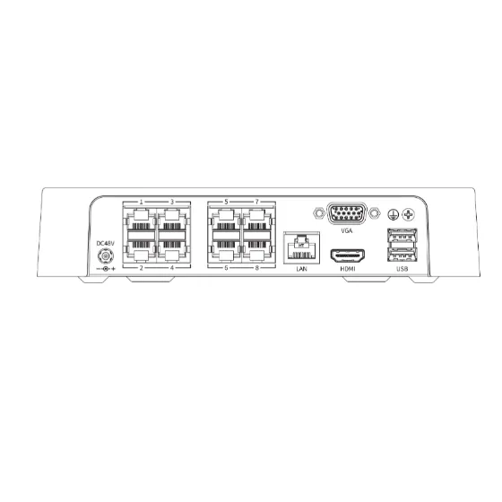 Интерфейс TC-R3108 Spec:I/B/P8/C/Eu/L/S/V2.0 Tiandy