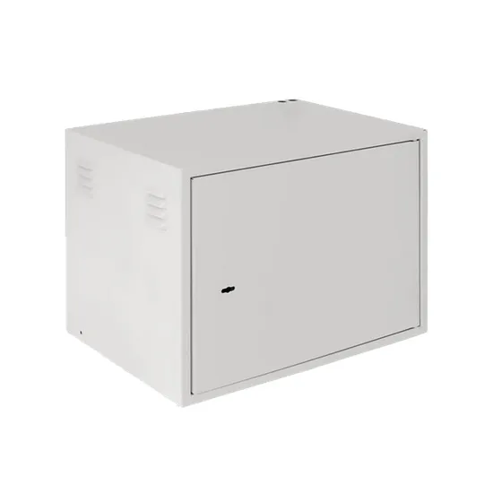 EC-WS-096045-GY настенный антивандальный шкаф 9U, грузоподъемность до 100 кг
