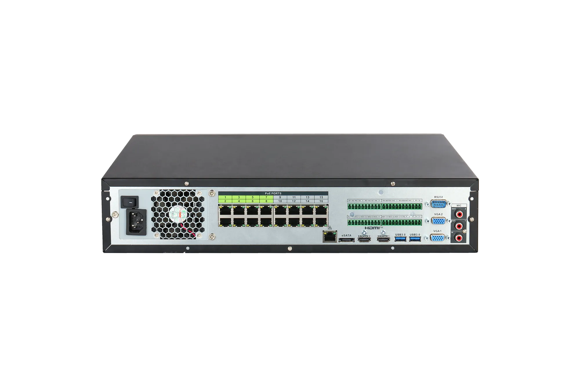 Задняя панель DHI-NVR5832-16P-XI/Pro Dahua